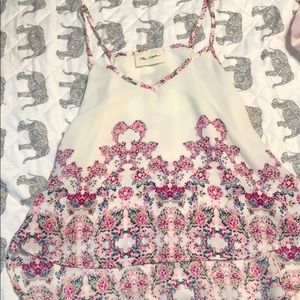 Floral tank top